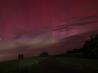 Aurora boreal en Gijón